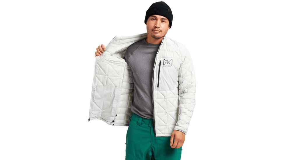 Burton ak Baker Stretch Insulated Jacket - Mens, Lunar Gray, Medium, 22068101020-M