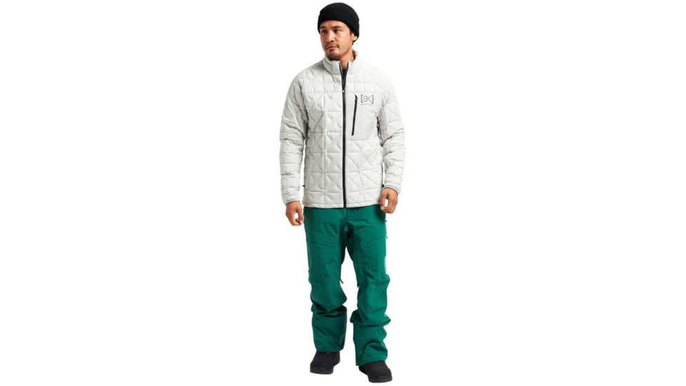 Burton ak Baker Stretch Insulated Jacket - Mens, Lunar Gray, Medium, 22068101020-M