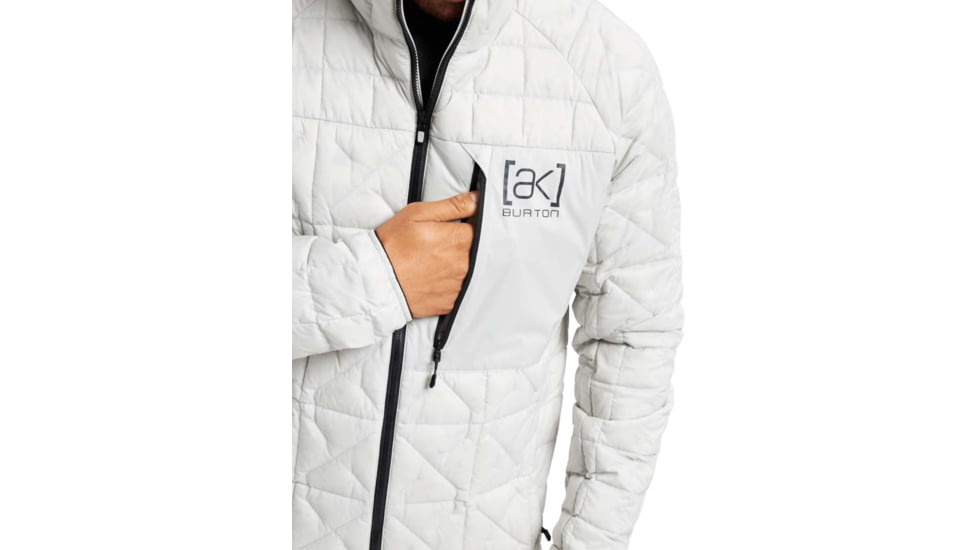 Burton ak Baker Stretch Insulated Jacket - Mens, Lunar Gray, Medium, 22068101020-M