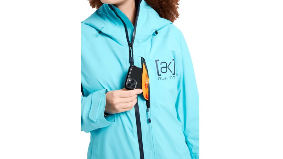 Burton ak GORE-TEX 2L Embark Jacket - Womens, Blue Curacao, Medium, 21282102401-M