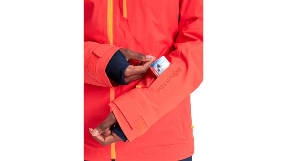 Burton ak GORE-TEX 2L Embark Jacket - Womens, Fiesta Red, Small, 10010108600-S