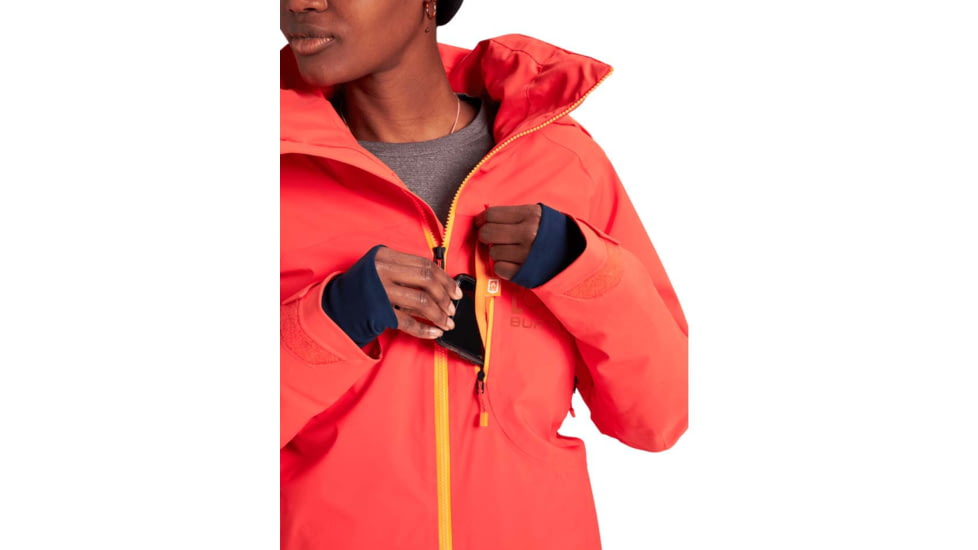 Burton ak GORE-TEX 2L Embark Jacket - Womens, Fiesta Red, Small, 10010108600-S