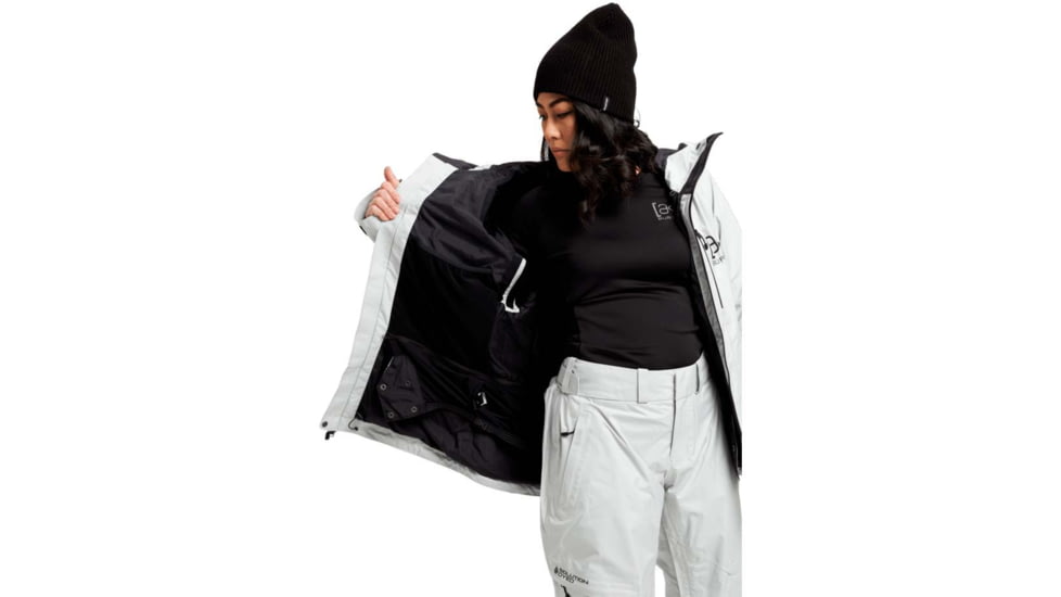 Burton ak GORE-TEX 2L Embark Jacket - Womens, Solution Dyed Light Gray, Extra Small, 21282101020-XS