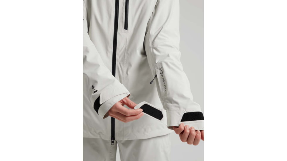 Burton ak GORE-TEX 2L Embark Jacket - Womens, Solution Dyed Light Gray, Extra Small, 21282101020-XS