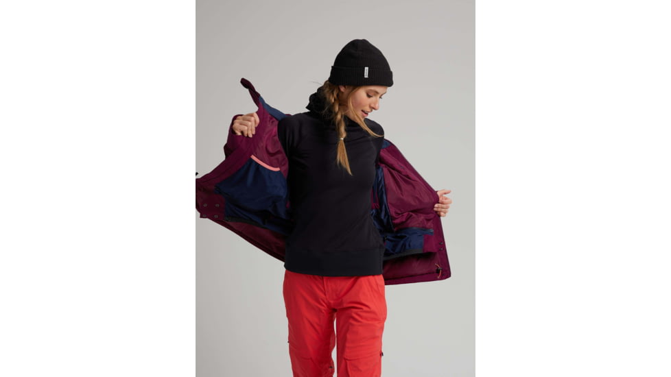 Burton ak GORE-TEX 2L Embark Jacket - Womens, Wild Berry, Extra Small, 10010107500-XS