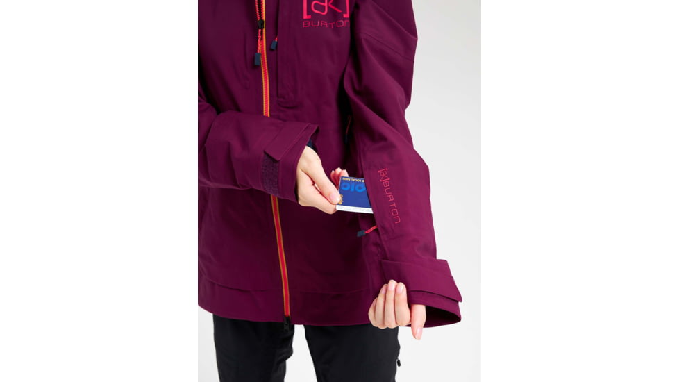Burton ak GORE-TEX 3L Kimmy Stretch Jacket - Womens, Wild Berry, Small, 21959100500-S