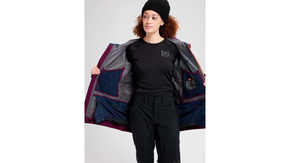Burton ak GORE-TEX 3L Kimmy Stretch Jacket - Womens, Wild Berry, Small, 21959100500-S
