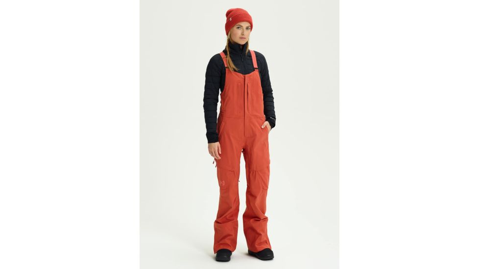 Burton Ak Gore-Tex Kimmy Bib Pant - Womens, Hot Sauce, Medium, 17053102600M