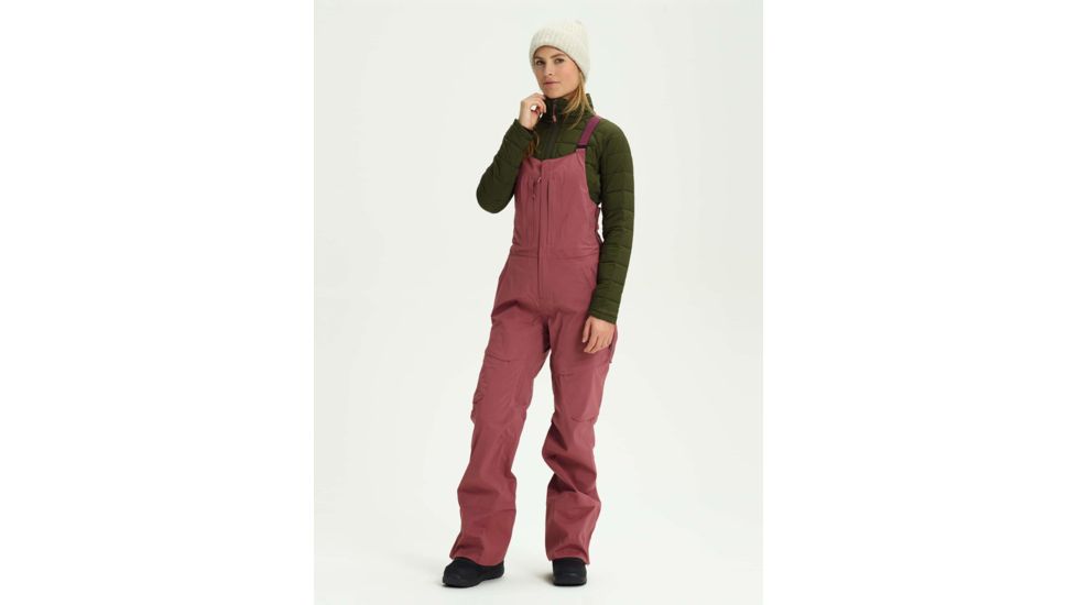 Burton Ak Gore-Tex Kimmy Bib Pant - Womens, Rose Brown, Small, 17053102200S