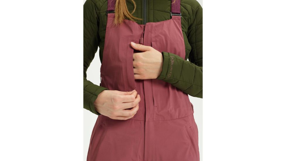 Burton Ak Gore-Tex Kimmy Bib Pant - Womens, Rose Brown, Small, 17053102200S
