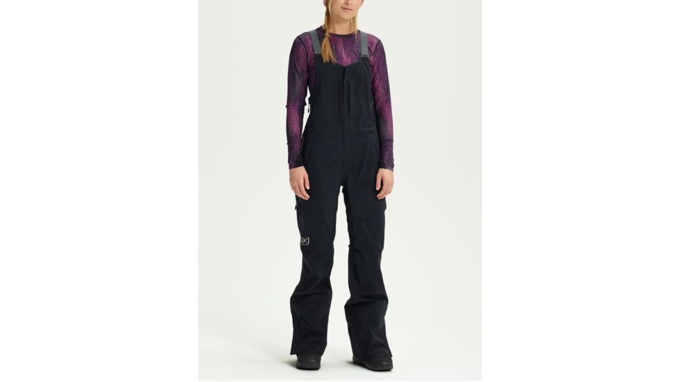 Burton AK Gore-Tex Kimmy Bib Pant - Womens, True Black, Small, 17053102001-S