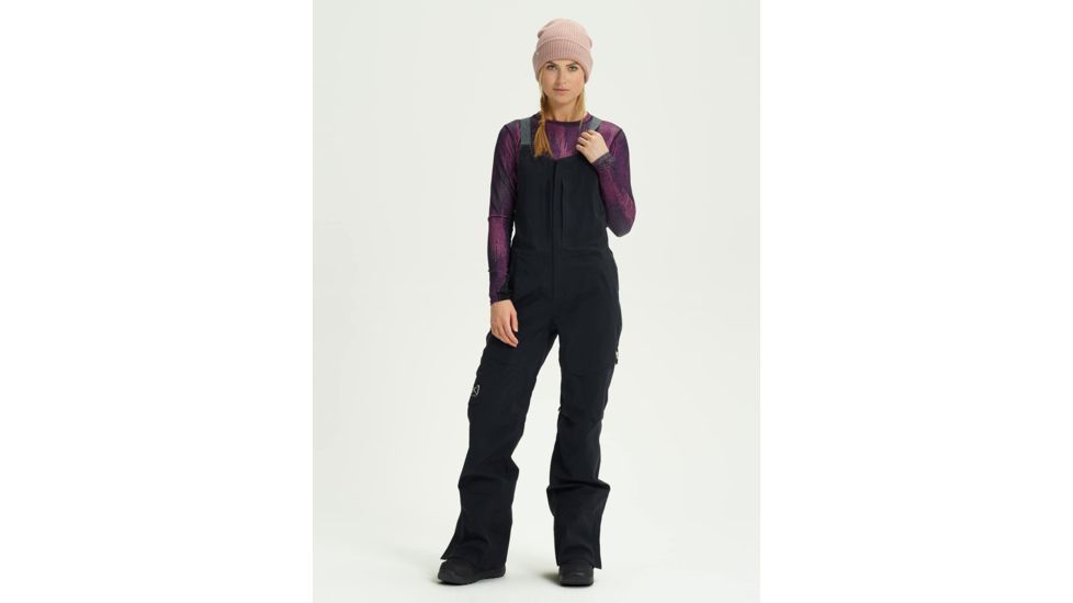 Burton AK Gore-Tex Kimmy Bib Pant - Womens, True Black, Small, 17053102001-S