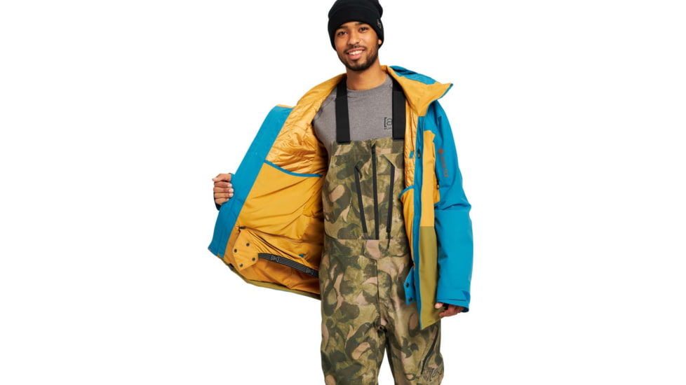 Burton ak GORE-TEX Swash Jacket - Mens, Celestial Blue/Wood Thrush/Martini Olive, Large, 10001108403-L