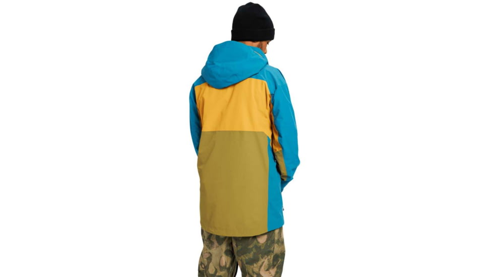 Burton ak GORE-TEX Swash Jacket - Mens, Celestial Blue/Wood Thrush/Martini Olive, Large, 10001108403-L