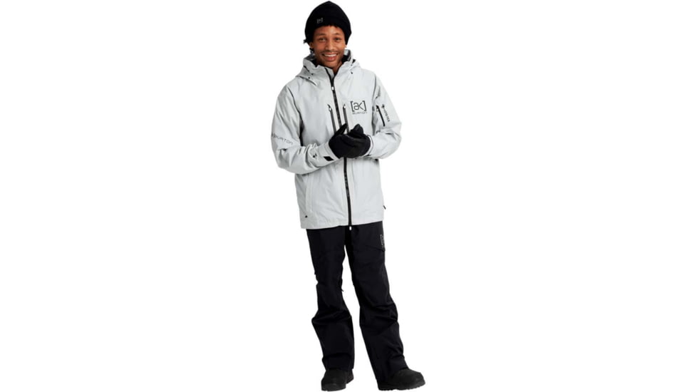 Burton ak GORE-TEX Swash Jacket - Mens, Solution Dyed Light Gray, Medium, 10001107020-M