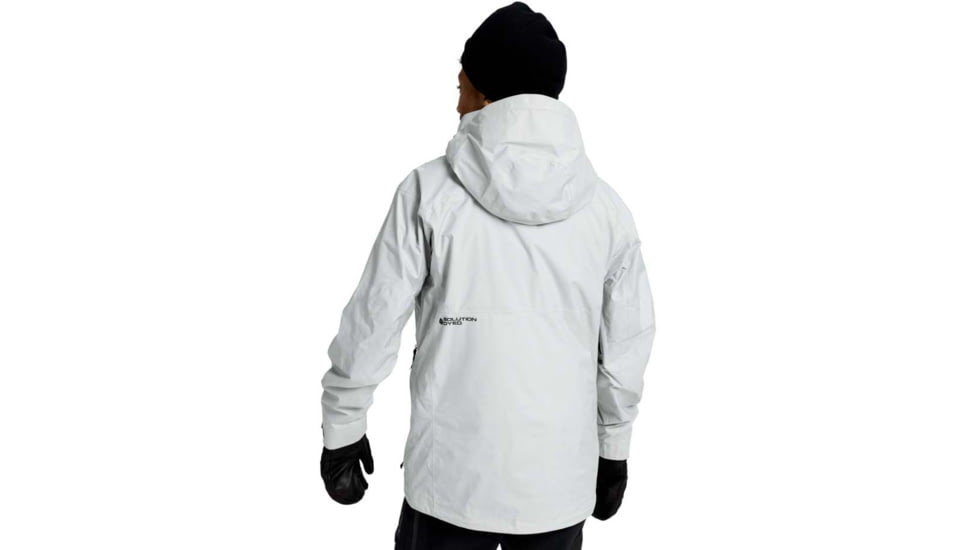 Burton ak GORE-TEX Swash Jacket - Mens, Solution Dyed Light Gray, Medium, 10001107020-M