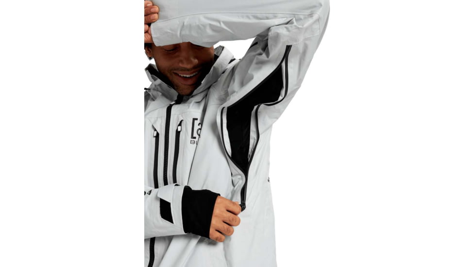 Burton ak GORE-TEX Swash Jacket - Mens, Solution Dyed Light Gray, Medium, 10001107020-M