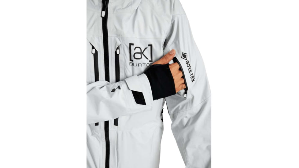Burton ak GORE-TEX Swash Jacket - Mens, Solution Dyed Light Gray, Medium, 10001107020-M