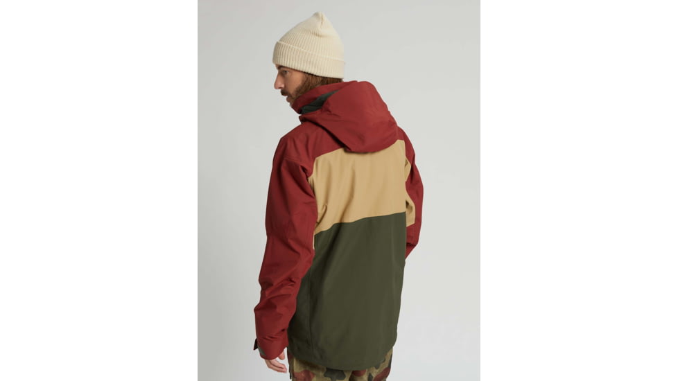 Burton ak GORE-TEX Swash Jacket - Mens, Sparrow/Kelp/Forest Night, Extra Large, 10001107601-XL