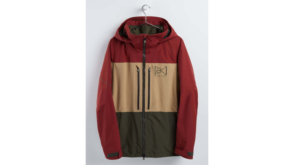 Burton ak GORE-TEX Swash Jacket - Mens, Sparrow/Kelp/Forest Night, Extra Large, 10001107601-XL