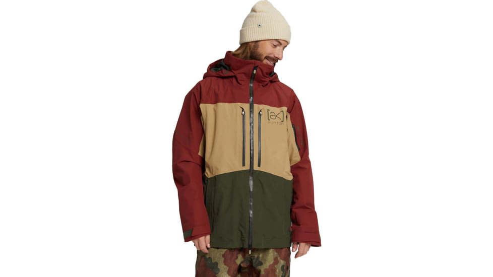 Burton ak GORE-TEX Swash Jacket - Mens, Sparrow/Kelp/Forest Night, Extra Large, 10001107601-XL