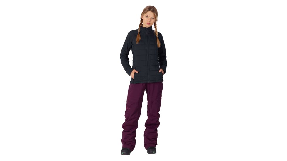 Burton Ak Helium Insulated Jacket - Womens, True Black, Large, 10020104001L