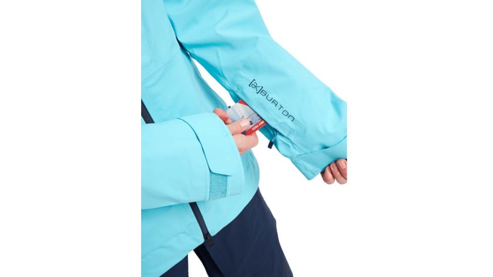 Burton ak Kimmy GORE-TEX 3L Stretch Jacket - Womens, Blue Curacao, Small, 21959101400-S