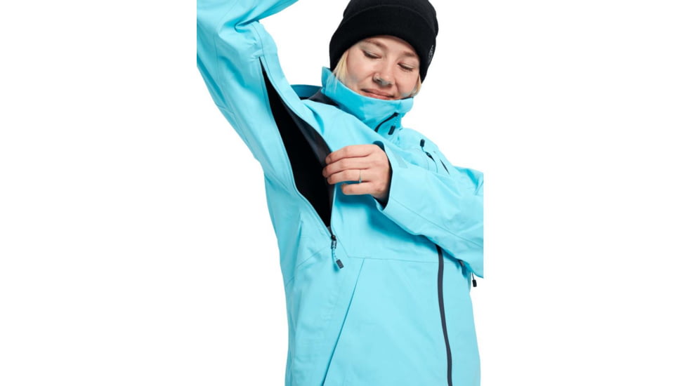 Burton ak Kimmy GORE-TEX 3L Stretch Jacket - Womens, Blue Curacao, Small, 21959101400-S