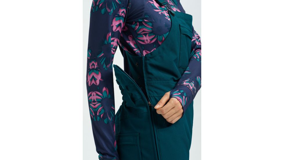 Burton Avalon Bib Pant - Womens, Deep Teal, Large, 17143103400-L