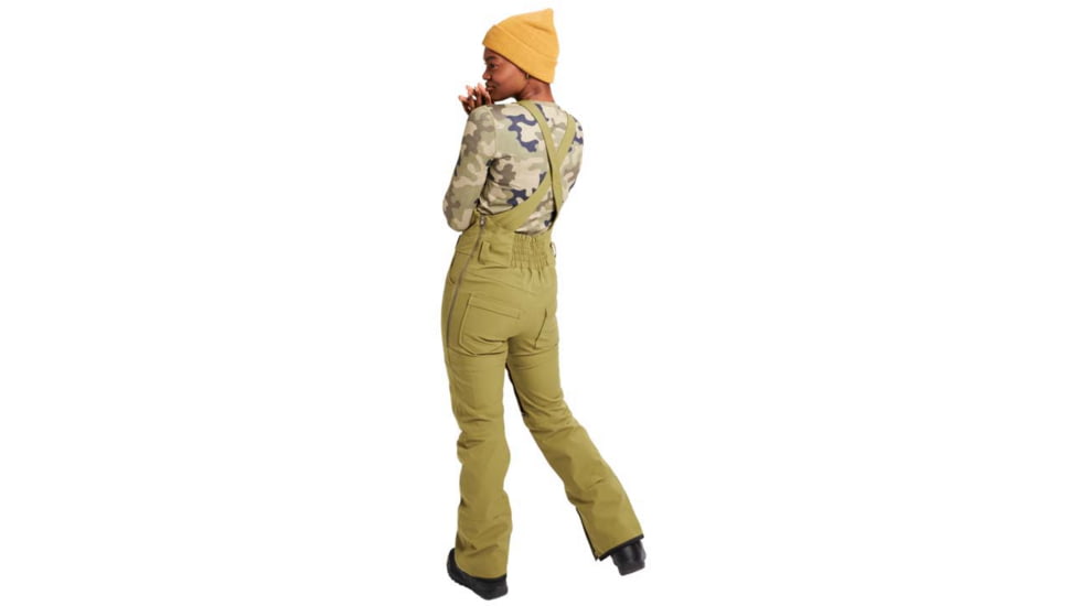 Burton Avalon Bib Pant - Womens, Martini Olive, Medium, Short, 21443102300-M