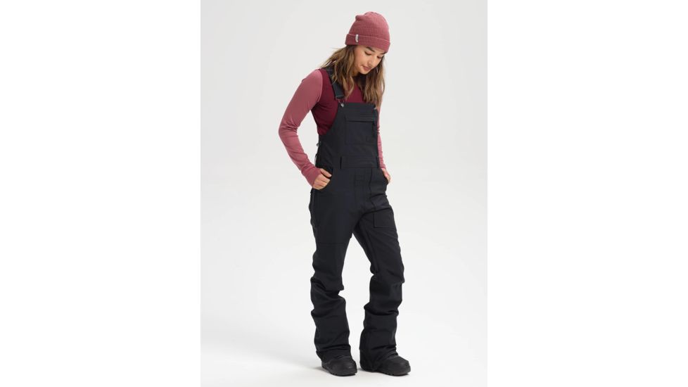 Burton Avalon Bib Pant - Womens, True Black, Large, 17143103001-L