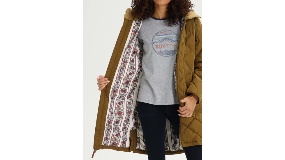 Burton Bixby Down Jacket - Womens, Hickory, Small, 17458102301S