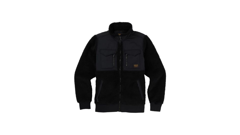 Burton Bower Full-Zip Fleece - Mens, True Black, Medium, 17348102001M