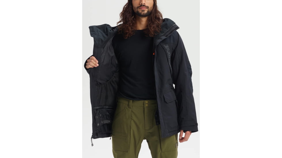 Burton Breach Insulated Jacket - Mens, True Black, Medium, 10180106001-M