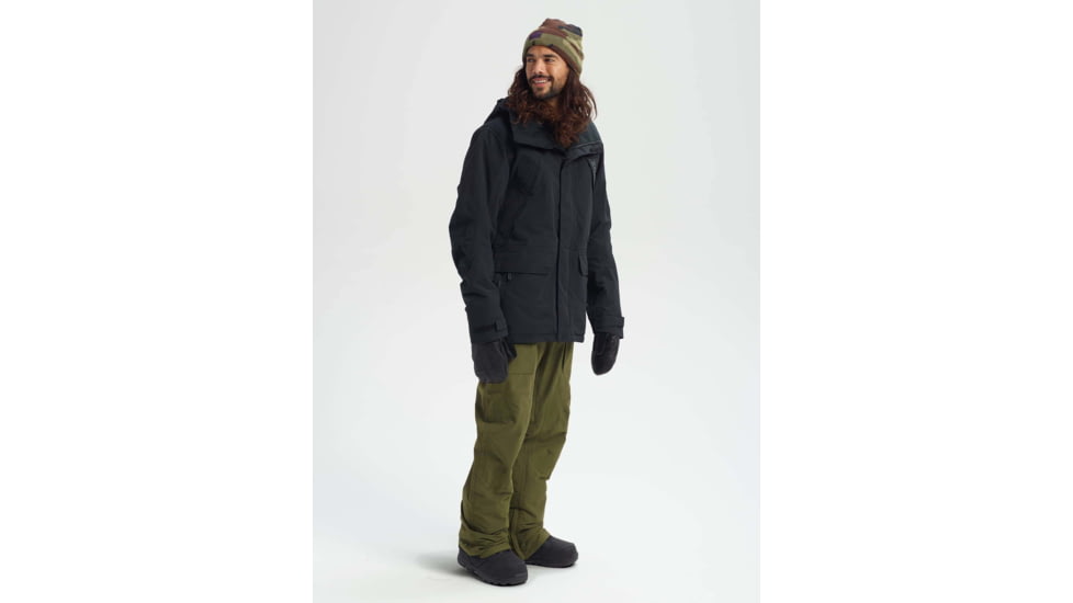 Burton Breach Insulated Jacket - Mens, True Black, Small, 10180108001-S