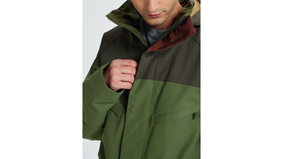 Burton Breach Jacket - Mens, Clover/Frstnt, Medium, 10180105302M