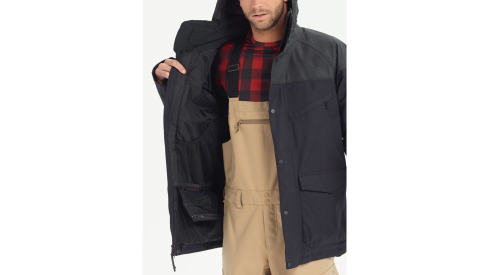 Burton Breach Jacket - Mens, Trublk/Trblwx, Small, 10180104002S