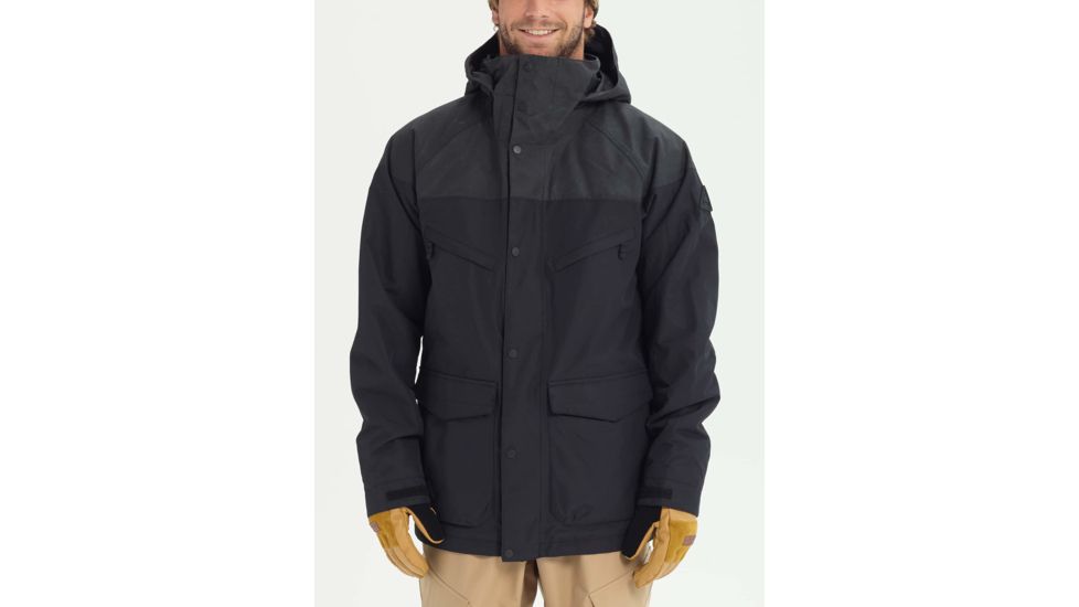 Burton Breach Jacket - Mens, Trublk/Trblwx, Small, 10180104002S