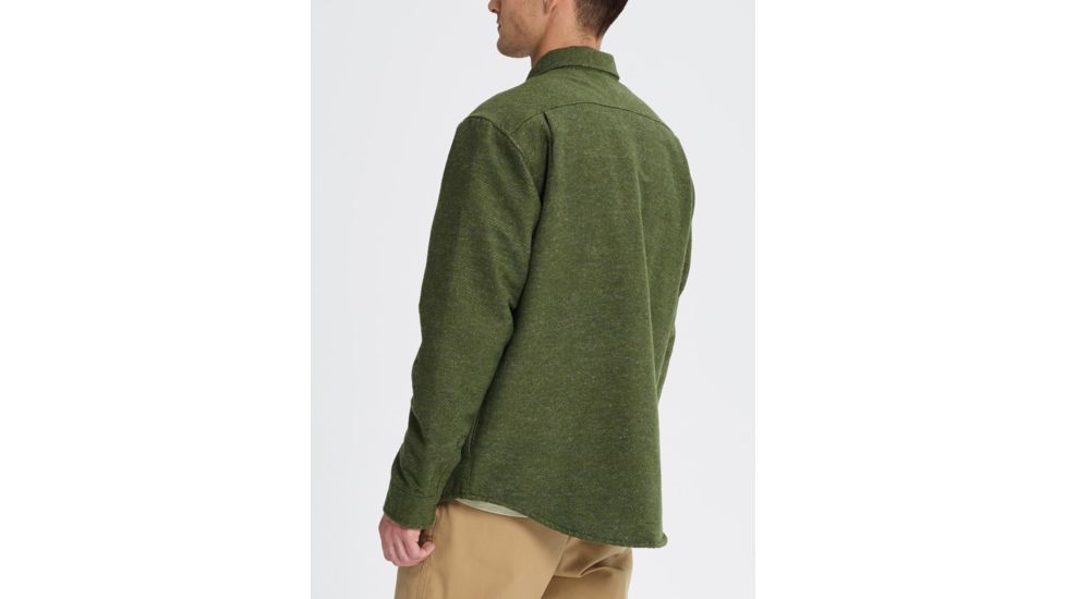 Burton Brighton Insulated Flannel - Mens, Dusty Olive Twill Yd, Large, 18949101965L