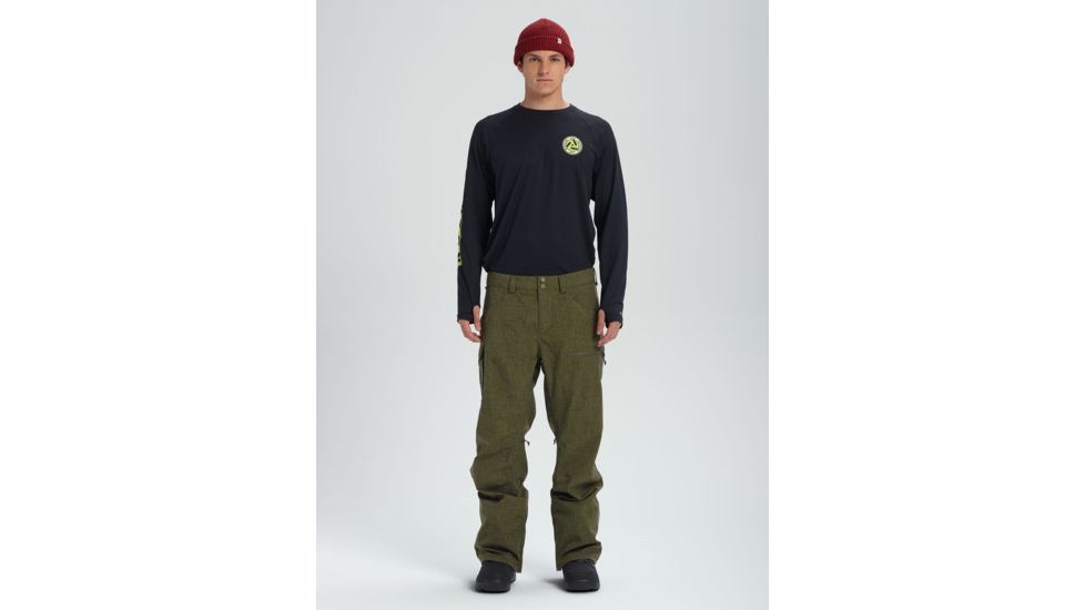 Burton Covert Insulated Pant - Mens, Keef Heather, Small, 13160105300-S
