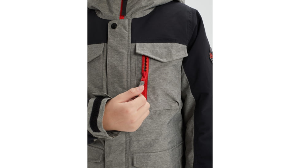 Burton Covert Jacket - Kids, Bog Heather / True Black, Small, 20537101020-S