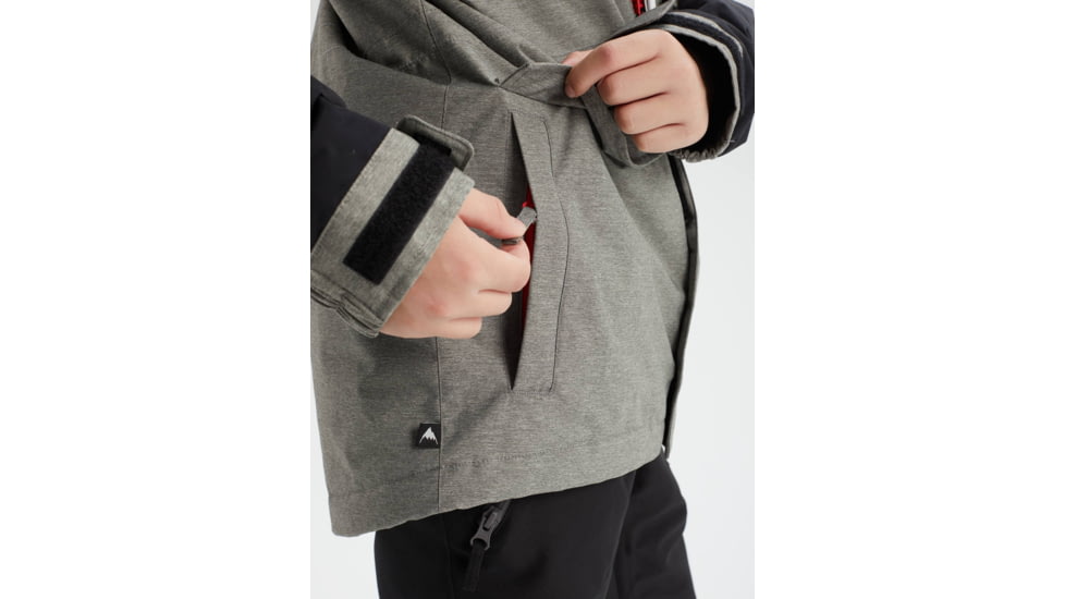 Burton Covert Jacket - Kids, Bog Heather / True Black, Small, 20537101020-S