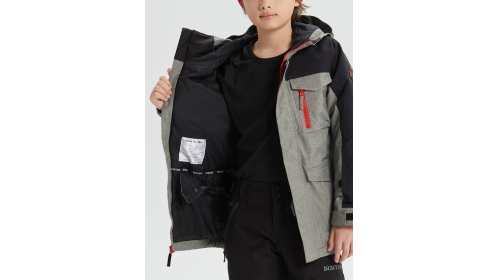 Burton Covert Jacket - Kids, Bog Heather / True Black, Small, 20537101020-S