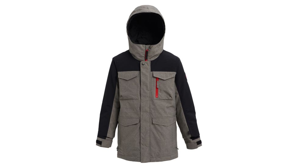 Burton Covert Jacket - Kids, Bog Heather / True Black, Small, 20537101020-S
