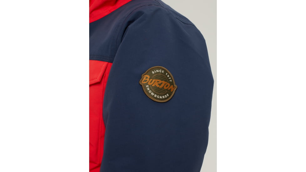 Burton Covert Jacket - Kids, Flame Scarlet / Dress Blue, Large, 20537101600-L