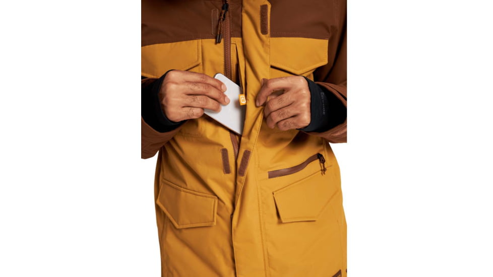 Burton Covert Jacket - Mens, Bison/Wood Thrush, 2XL, 13065107202-XXL
