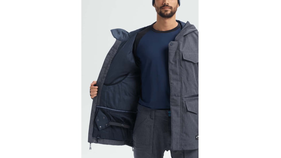 Burton Covert Jacket - Mens, Denim, Large, Slim, 21477100401-L