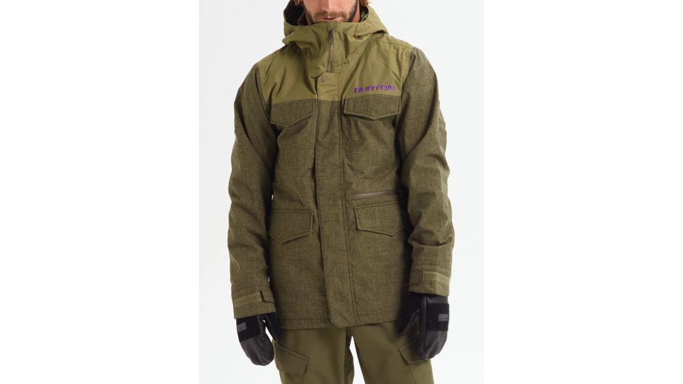 Burton Covert Jacket - Mens, Keef Heather / Martini Olive, Medium, 13065105300-M