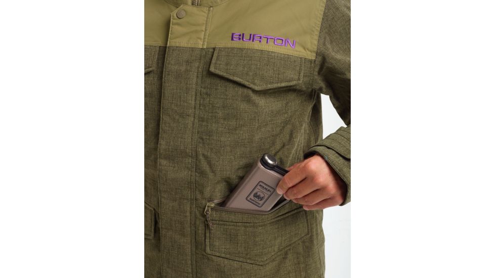 Burton Covert Jacket - Mens, Keef Heather / Martini Olive, Medium, 13065105300-M