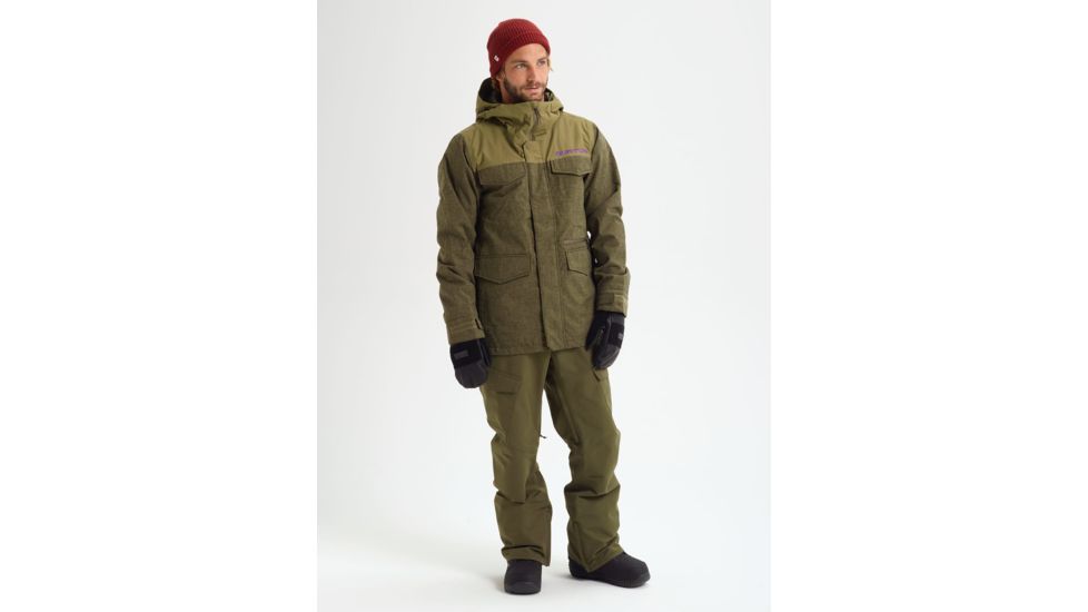 Burton Covert Jacket - Mens, Keef Heather / Martini Olive, Medium, 13065105300-M